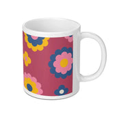 Floral Patterned Colorful Coffee Mug Product Type
